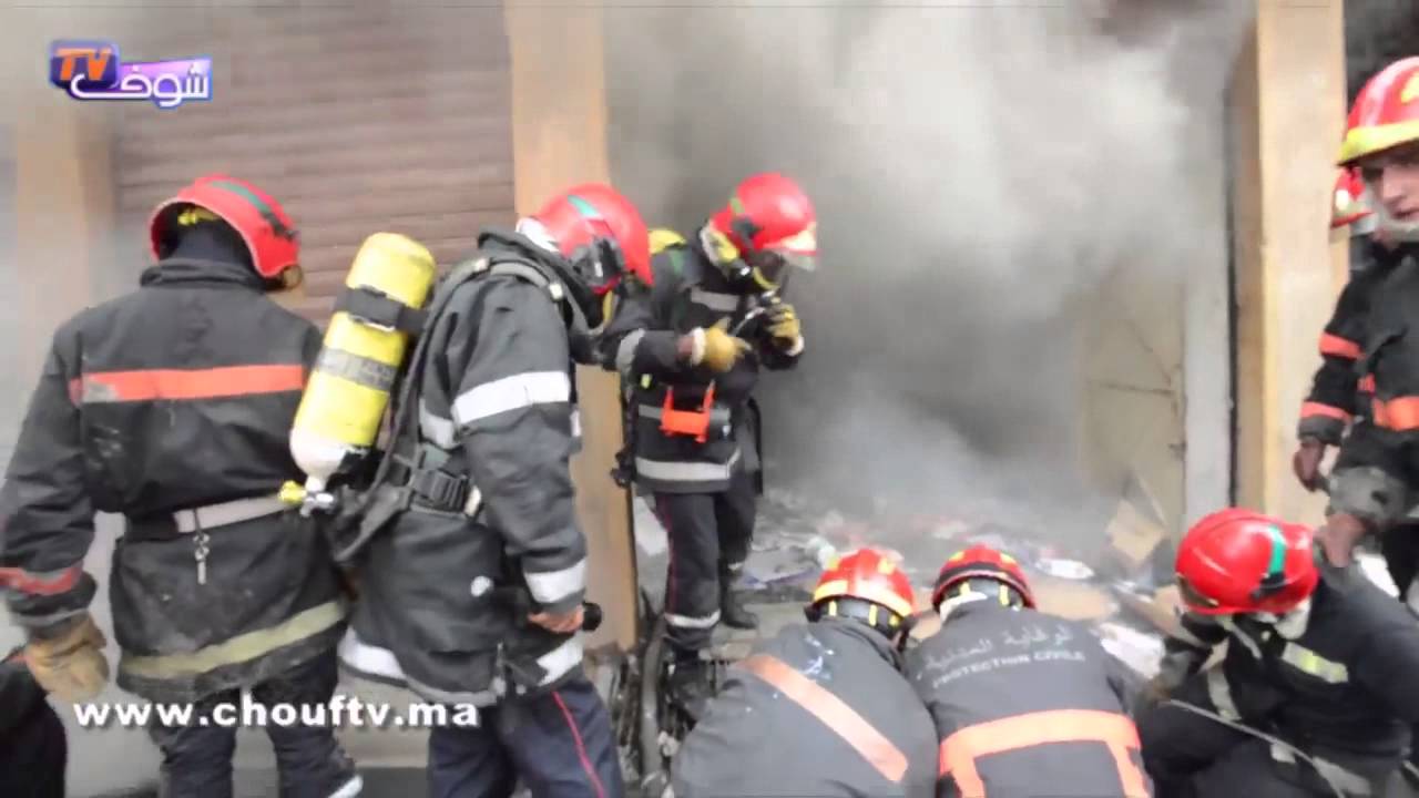 انفجارات تهز حي السدري بسبب حريق مهول في مصنع لمواد التنظيف