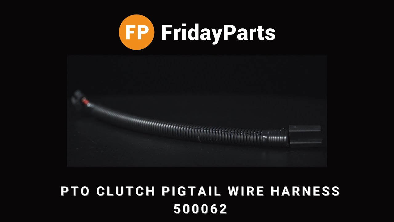 PTO Clutch Pigtail Wire Harness for Dixie Chopper 500062 Warner 5218-251-001