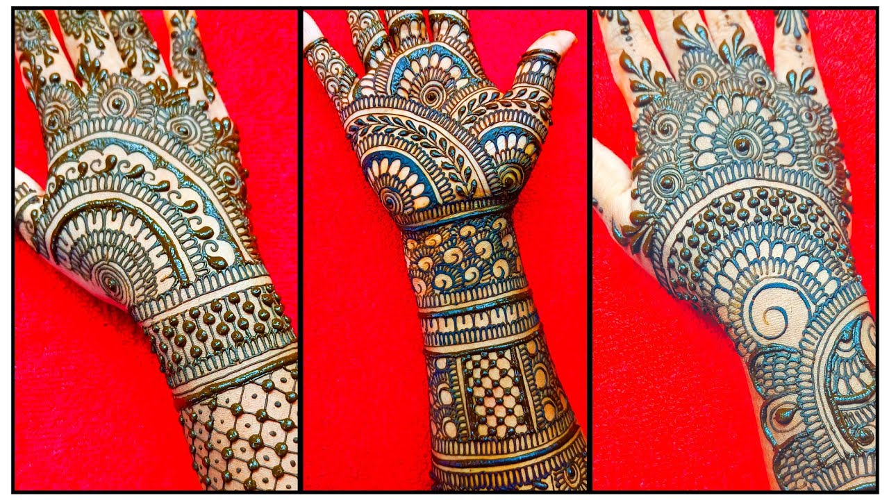 bridal mehndi designs for hands
