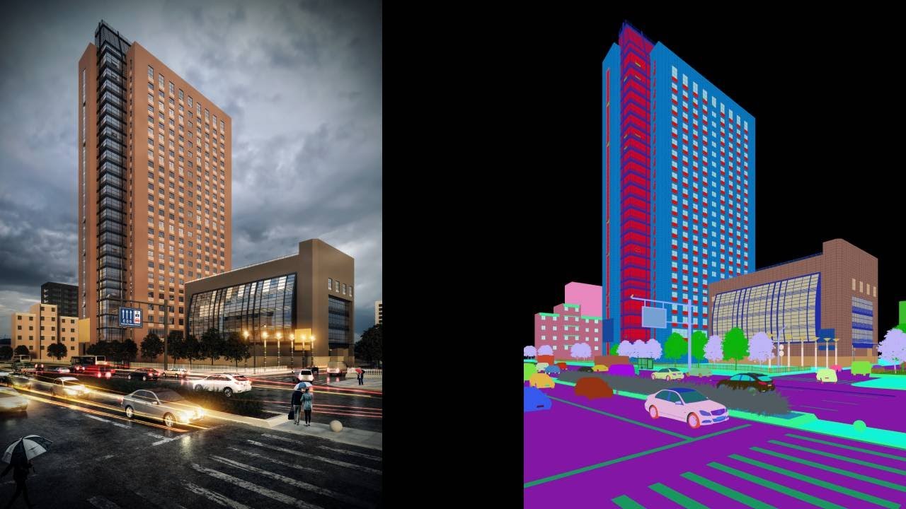 V-Ray Render Dış Mekan Ders 1 Sahne Tanıtımı ve Kamera Yerleştirme
