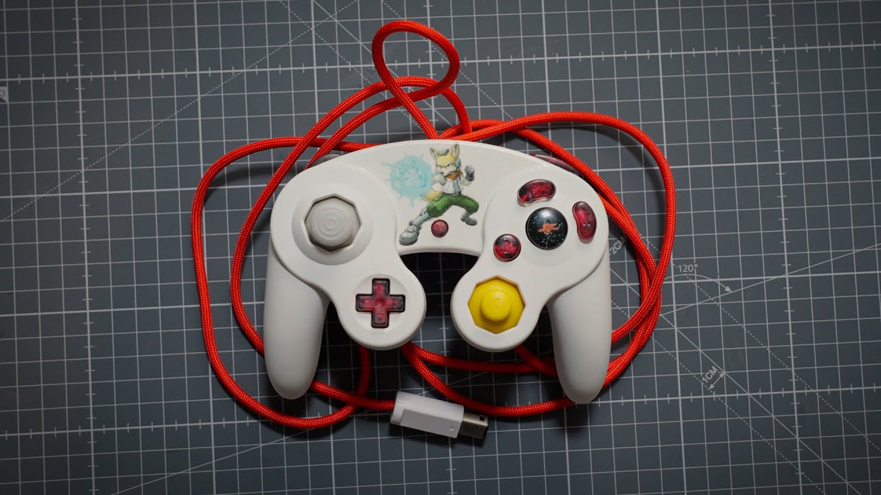 Turning a Broken GameCube Controller into a Fox McCloud Custom