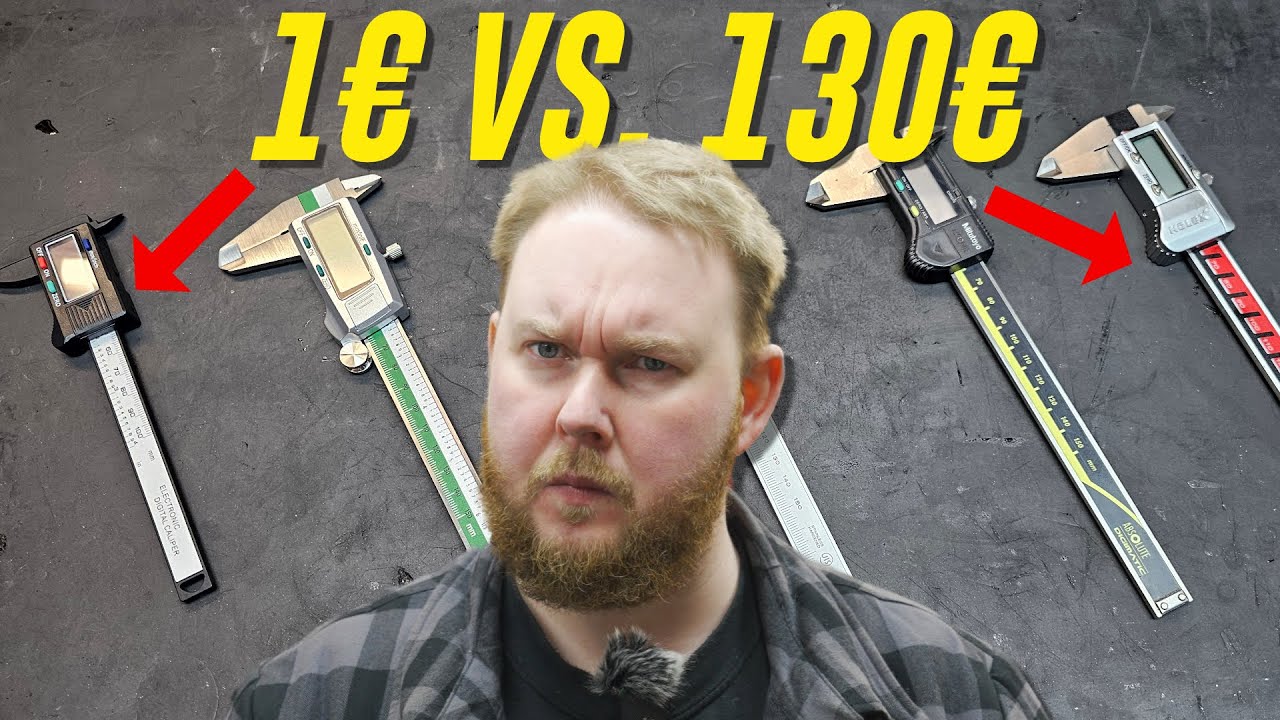 Schina Messschieber im TEST Wettkampf Billig vs Qualität
