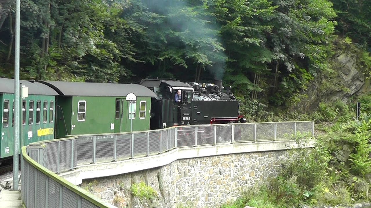 Weisseritztalbahn - Freital-Hainsberg to Dippoldiswalde 24.08.2014