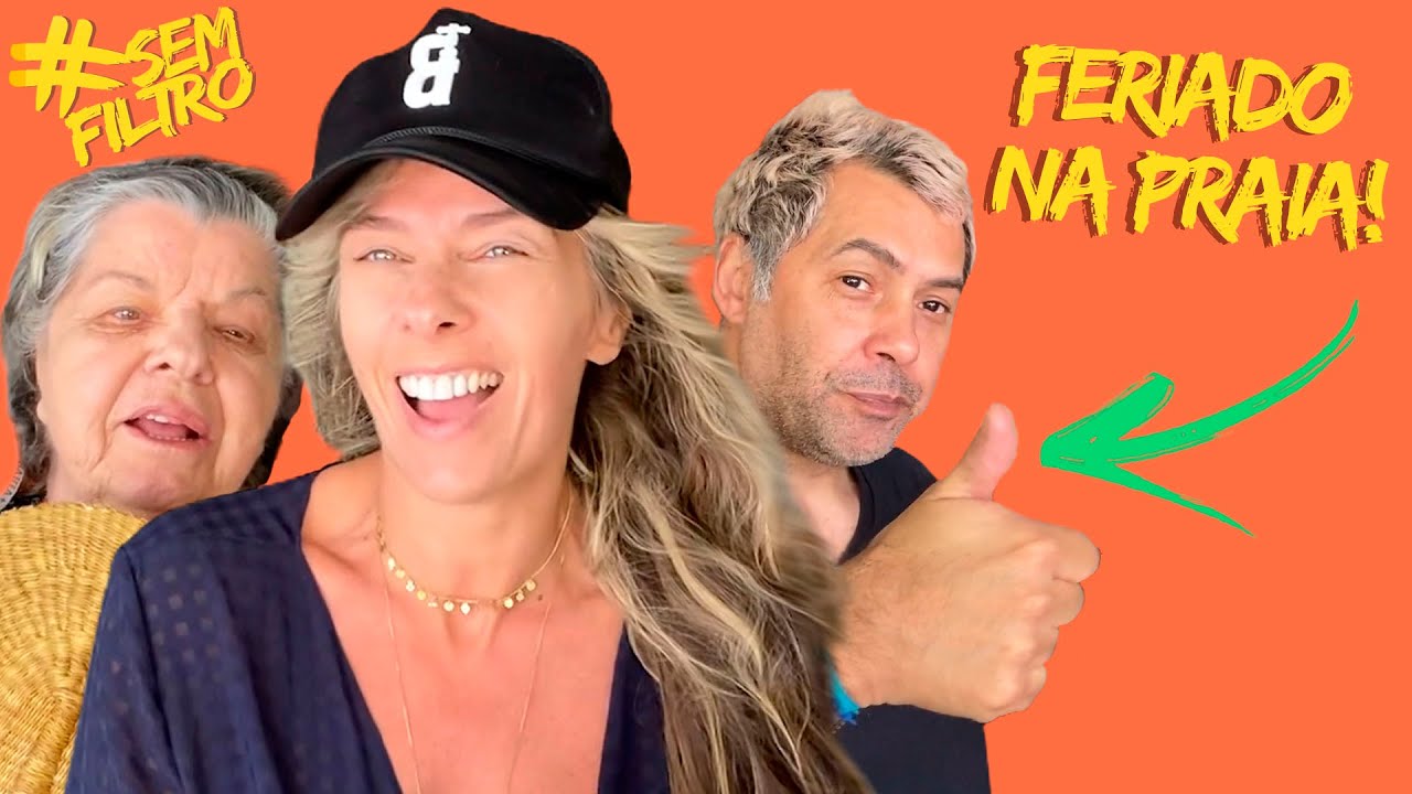 FERIADO NA PRAIA COM RECEITA DO XALANA | Adriane Galisteu