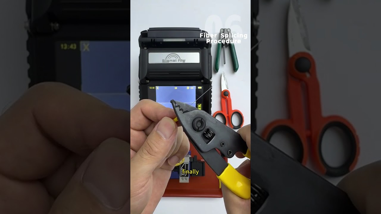 Signal Fire AI-5 Optical Fiber Fusion Splicer - Operation Guide