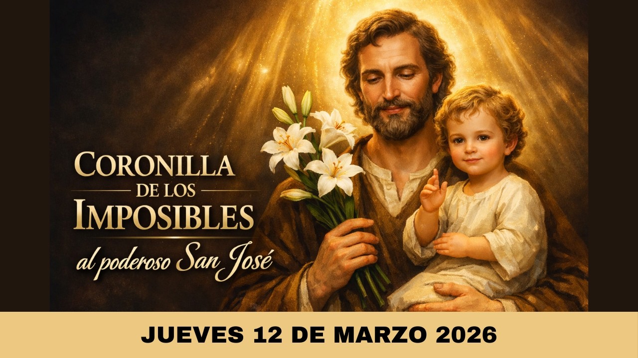 Coronilla de los Imposibles al Poderoso San José | Oración para Casos Difíciles🙏💛 |  12 DE MARZO