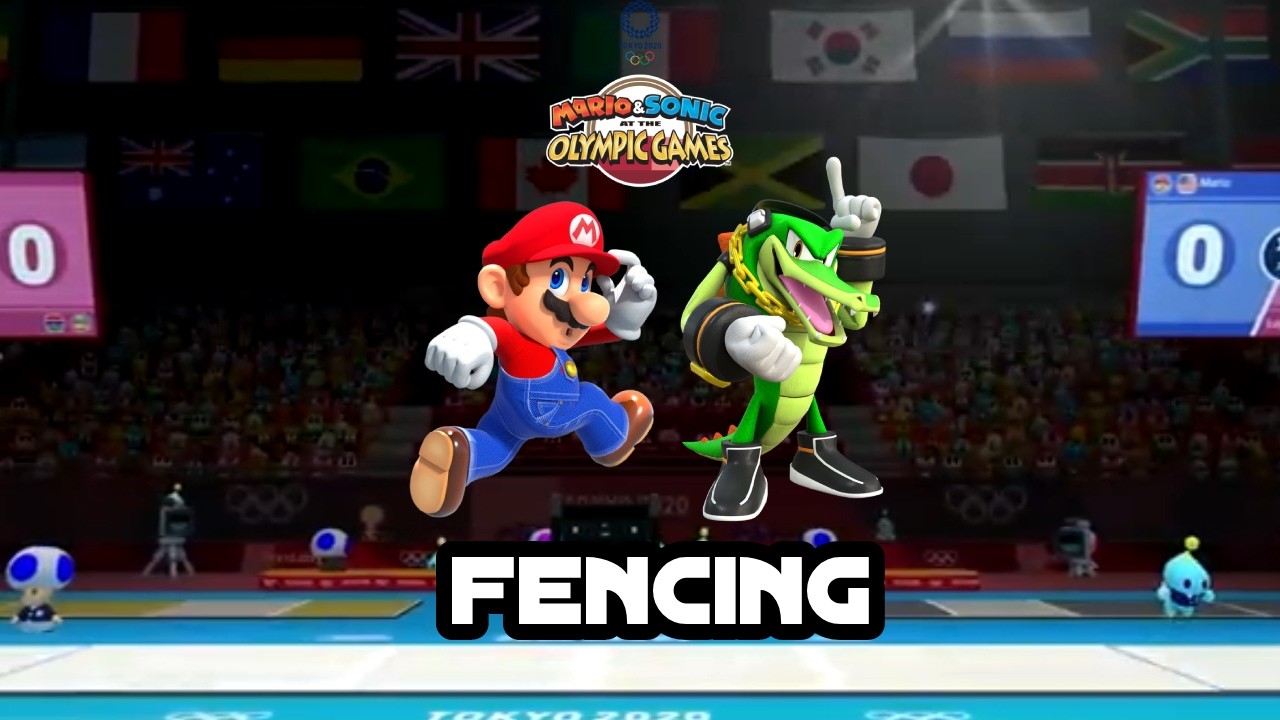 Mario & Sonic At The Tokyo 2020 Olympic Games Fencing # 113 (Team Mario)