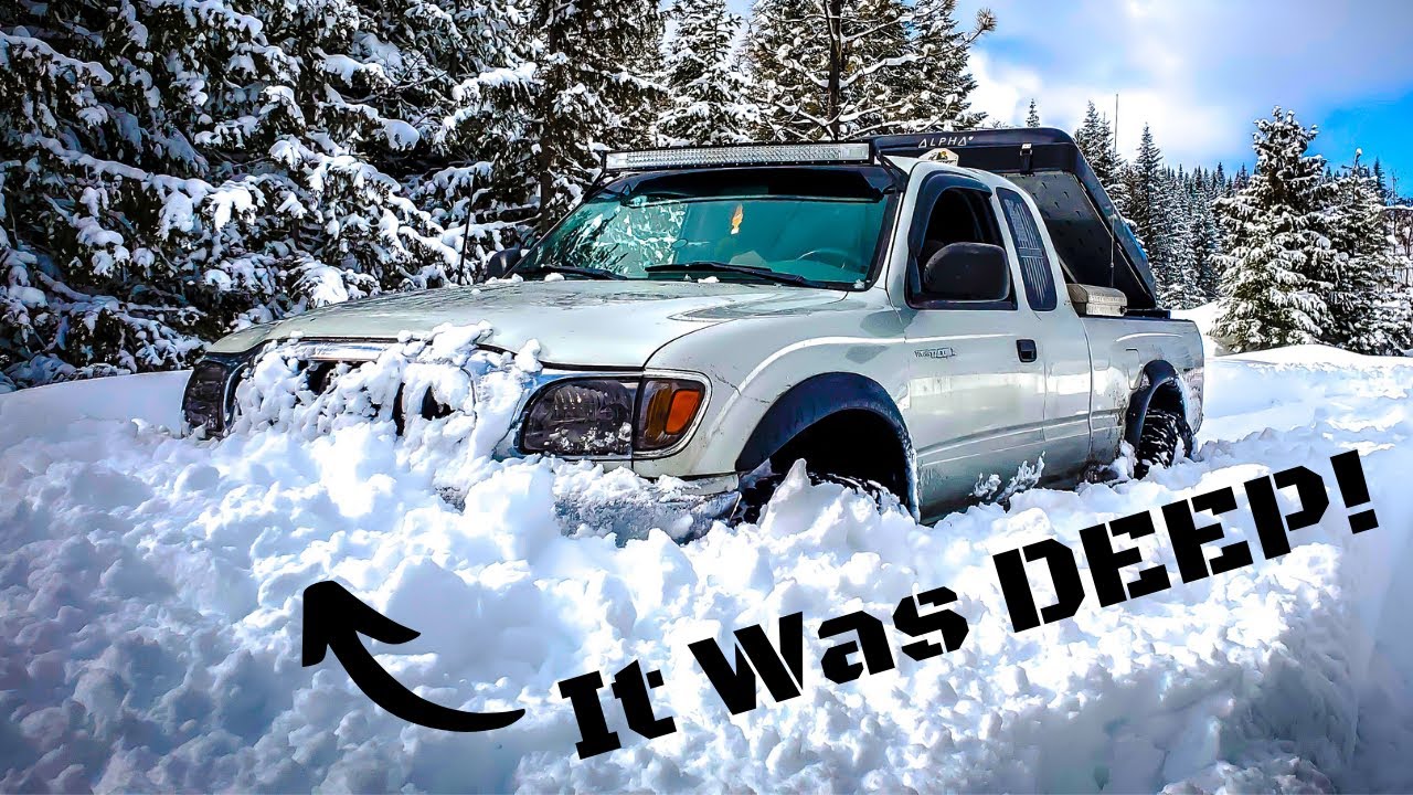 Snow Wheeling in the deepest snow I've ever been in!