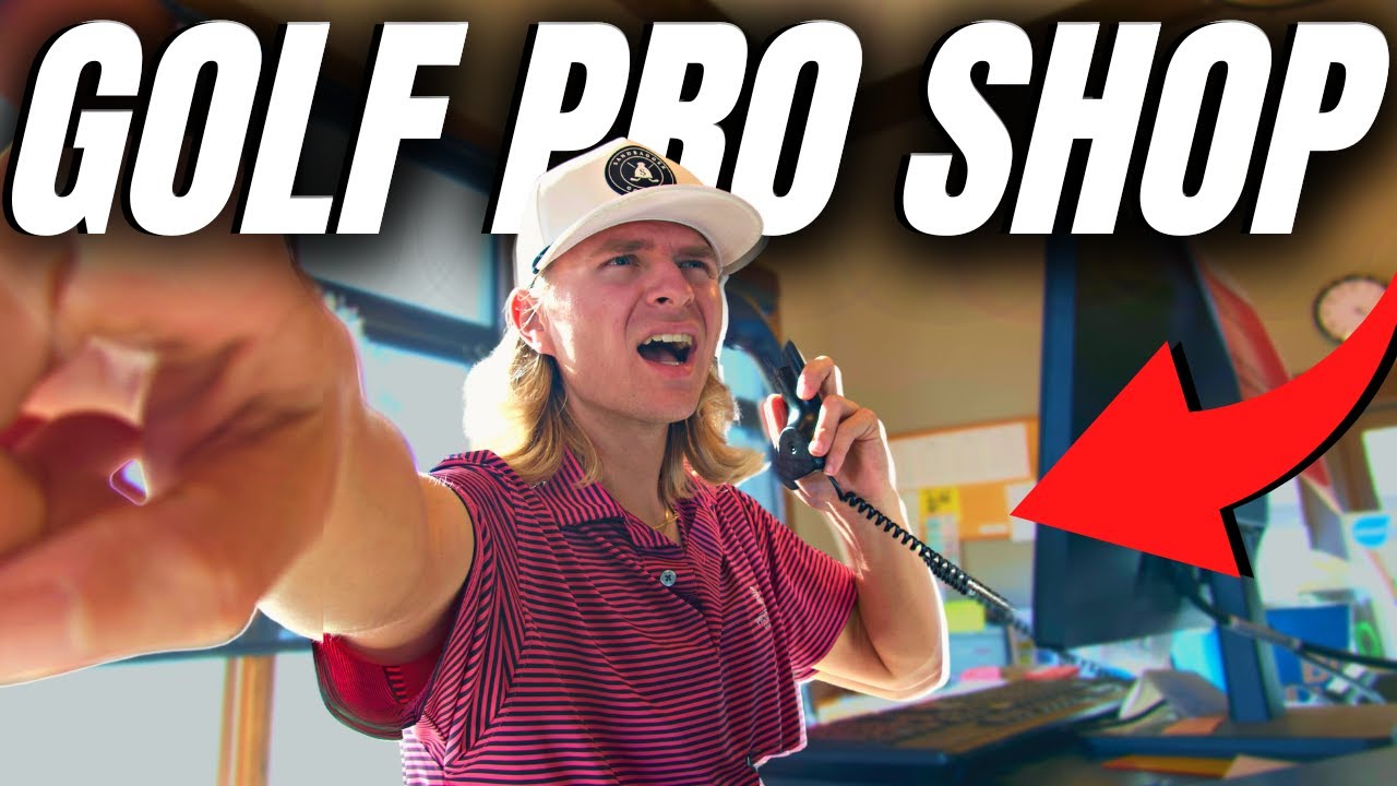 DAY AS A GOLF SHOP EMPLOYEE!!!