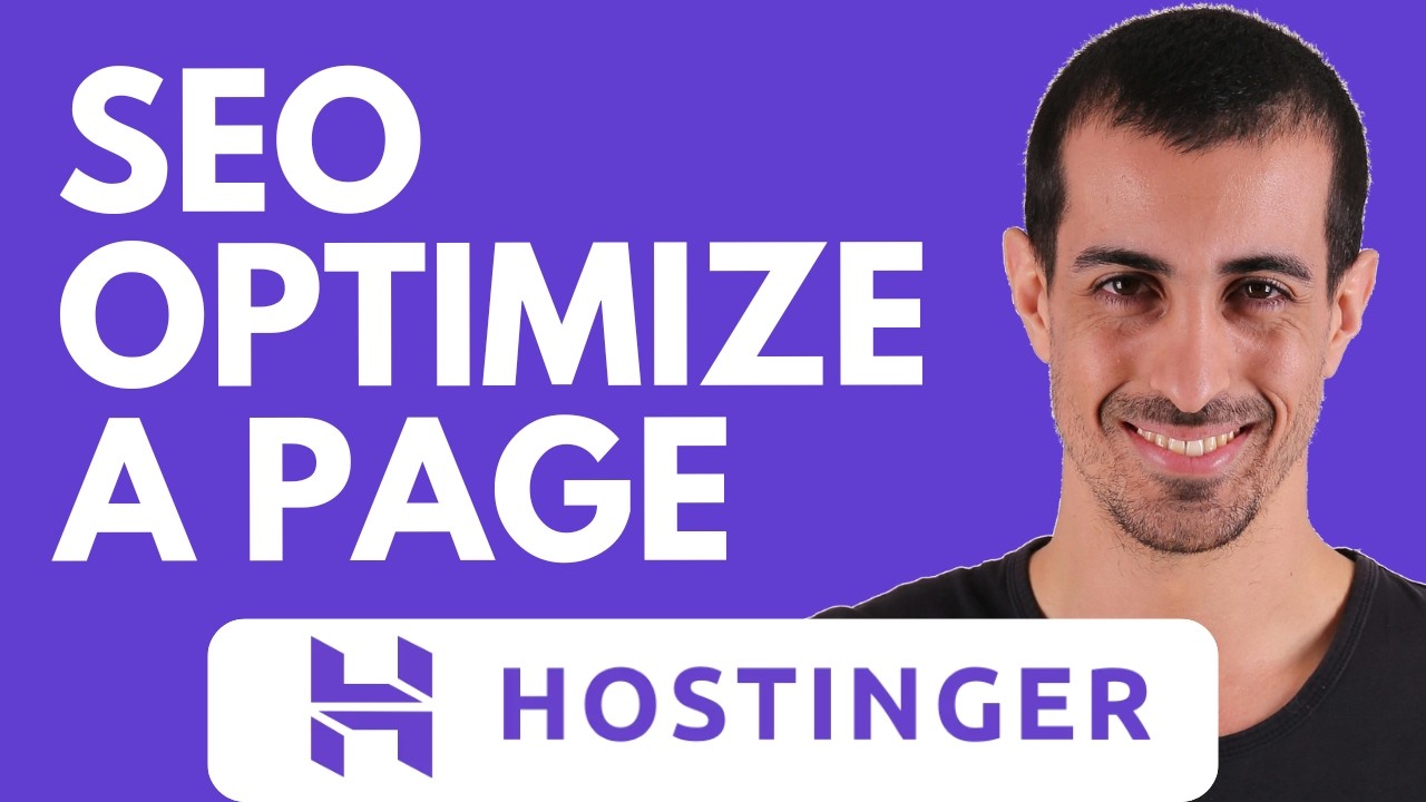 How to SEO optimize a page using Heading Tags in Hostinger Website Builder