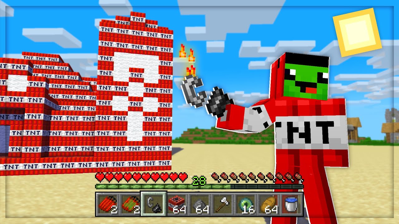 Minecraft Dar Sunt Facut Din TNT!
