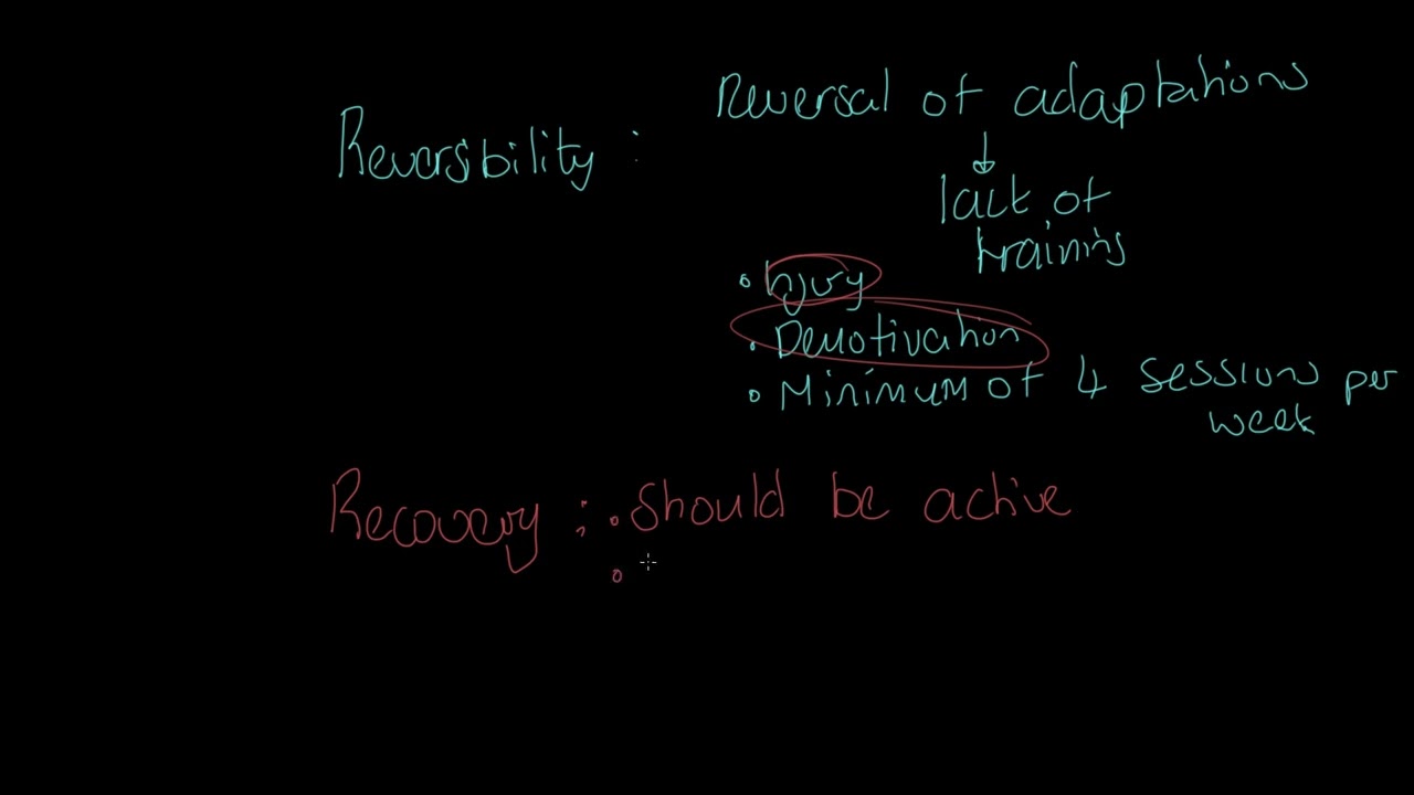 AQA A-level PE: Principles of Training