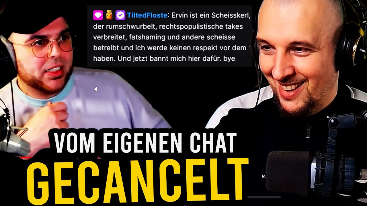 YungFeldsalat wird vom eigenen pseudowoken Chat fertig gemacht, weil ich nicht gebannt werde