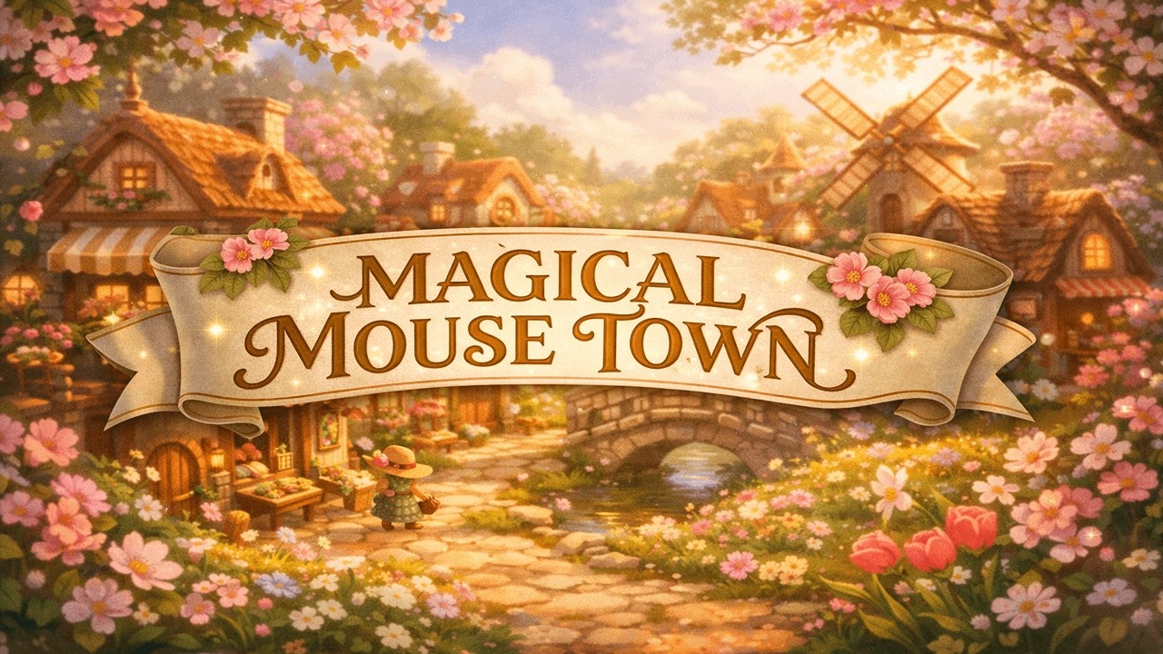 🌷 Mouse Town in Bloom 🐭✨ | Magical Relaxing Waltz Music