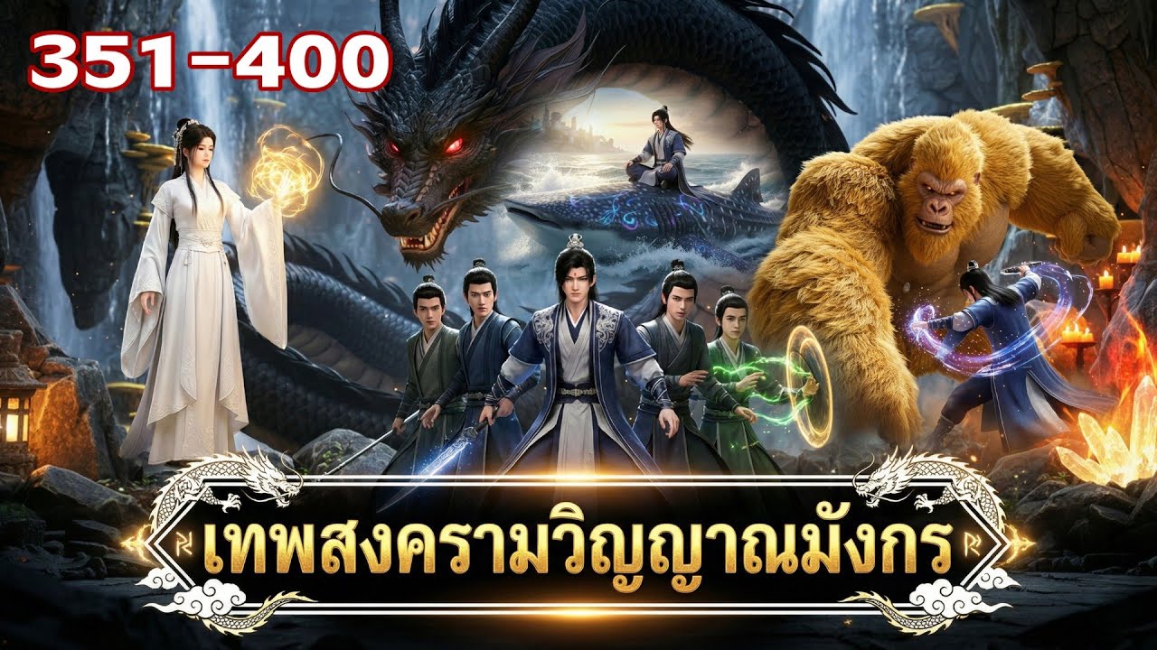 เทพสงครามวิญญาณมังกร EP.351-400 #นิยายเทพเซียน