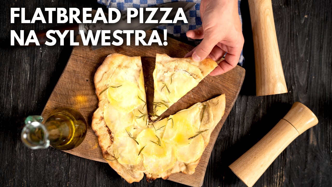 FLATBREAD PIZZA na imprezę sylwestrową! Świetna przekąska na | WegeTuba