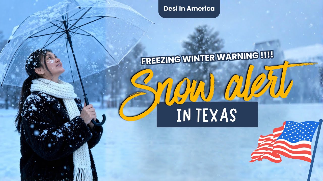 Unexpected Snow in Texas || Everything you need to know ! #snowintexas