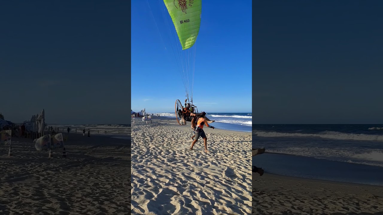 voo de paramotor em Meirele Fortaleza ce.