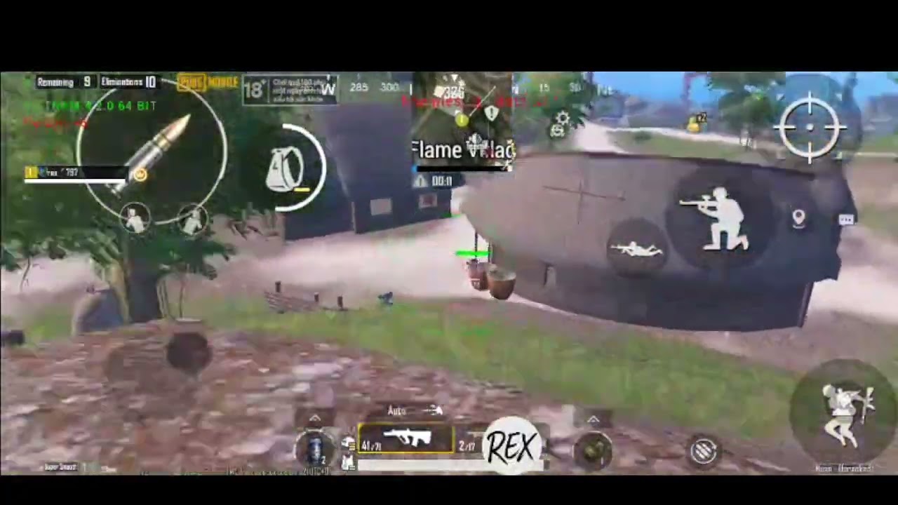 gameplay of cheating in pubg mobile