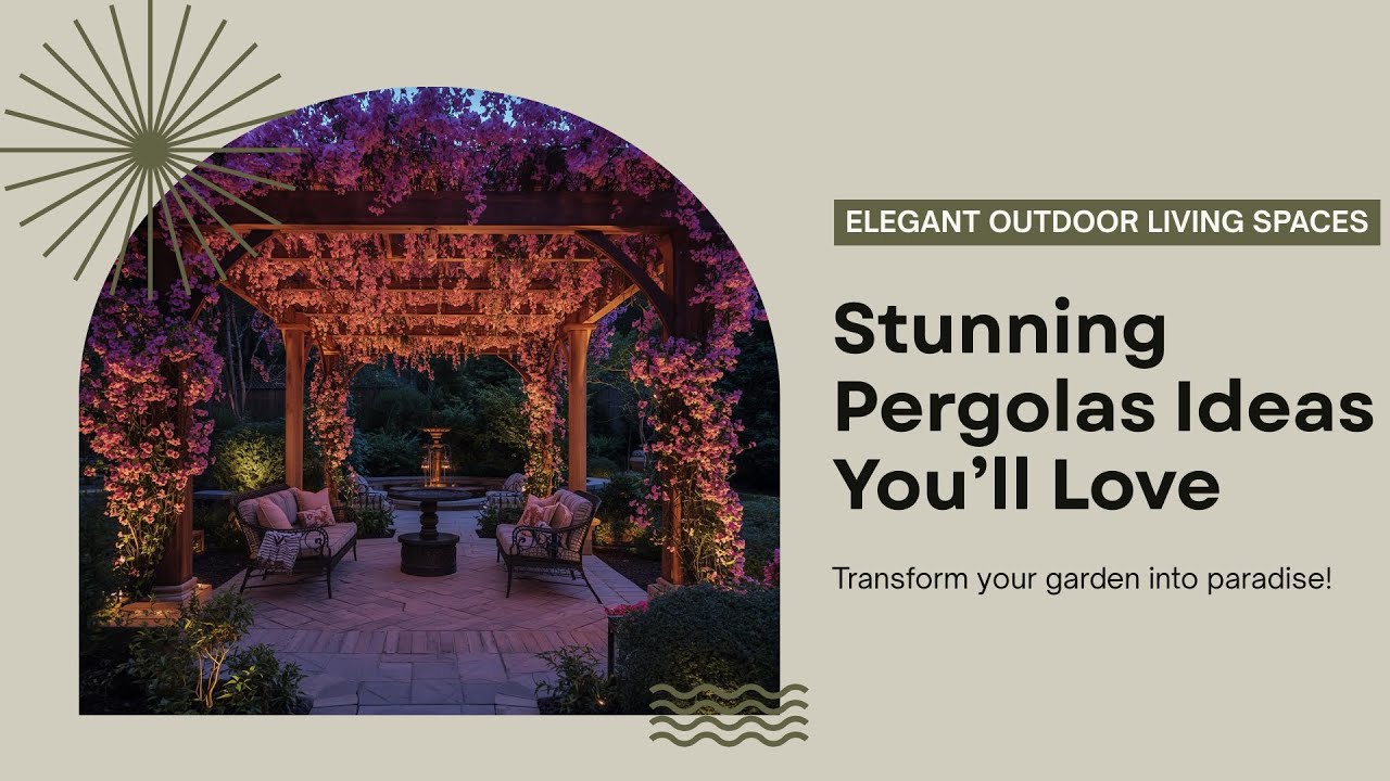 20+ Stunning Pergola Garden Ideas to Transform Your Backyard | Best Pergola Designs 2025