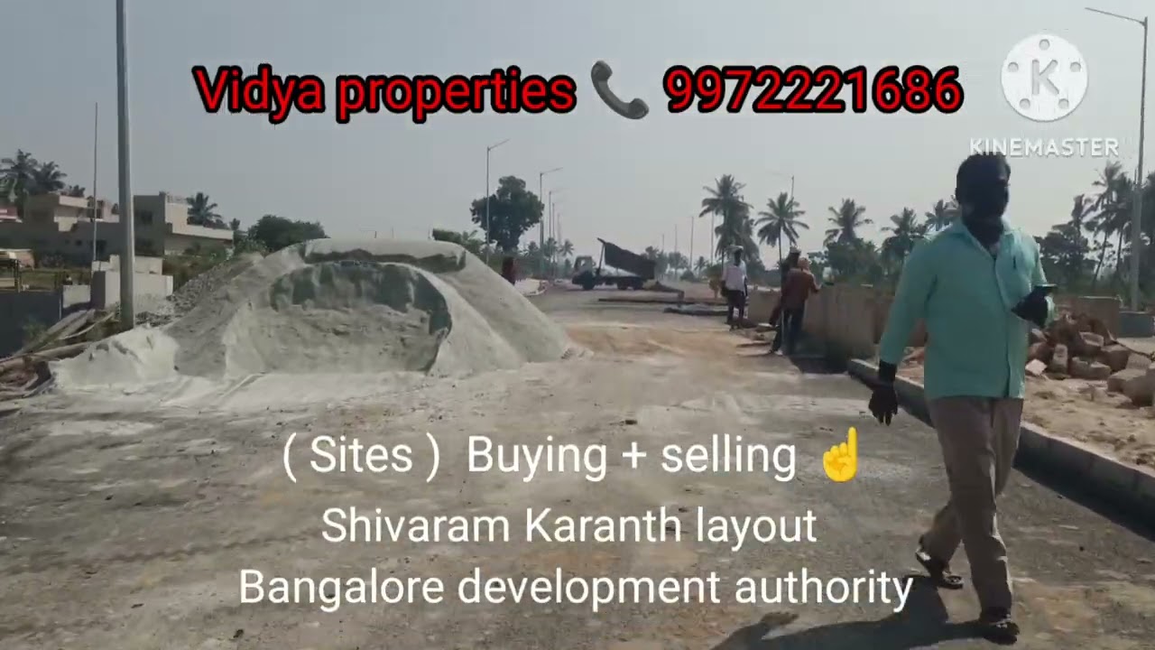 Shivaram karath layout Bda -  Vidya properties 9972221686