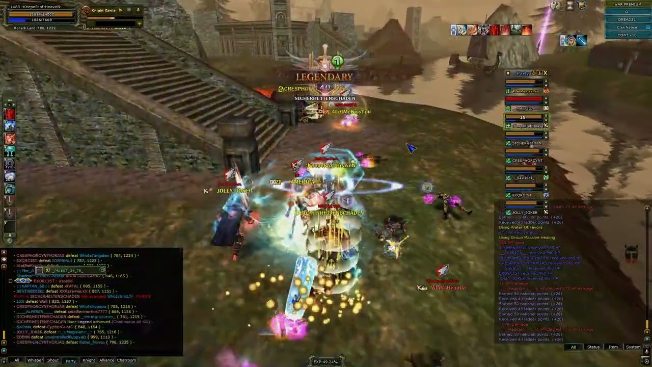 TurkMasters Knight online Oreads Ronarkland pk movie 6