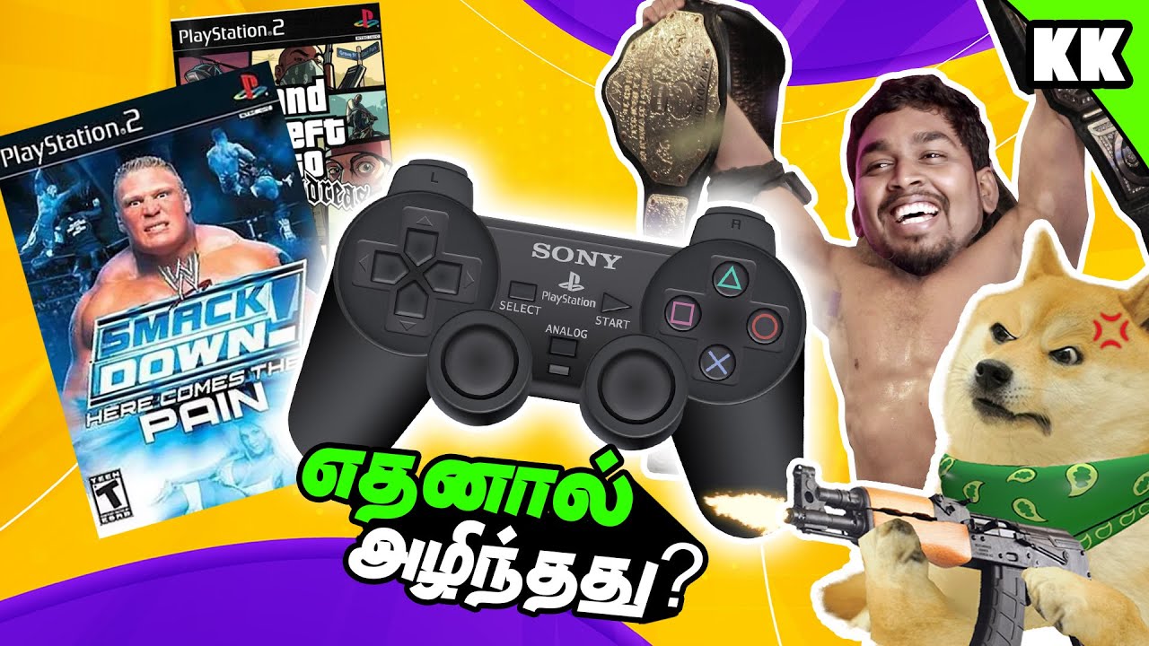 காணாமல் போன Playstation Game Center in Tamil | 90's & 2K Game Center Fall #mrkk #gta