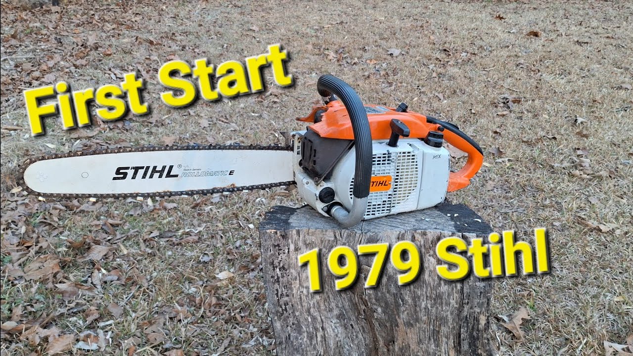 First start 1979 Stihl 032 AV