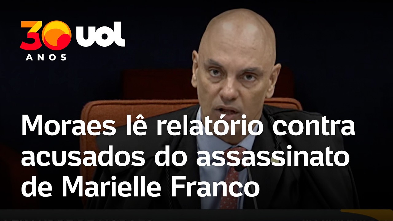 Moraes apresenta relatório da denúncia contra irmãos Brazão e outros réus no caso Marielle Franco