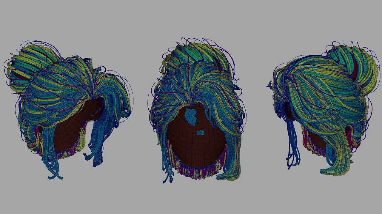 metahuman JL3 hair Suitable for A-F body types