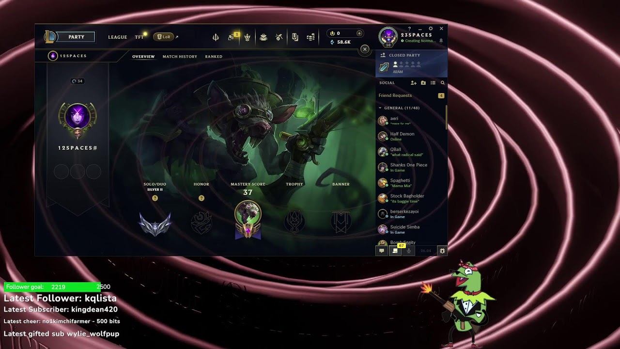day 285 no tilt challenge on league | casual ranked adc enjoyer | twitch/kogmaw/ashe