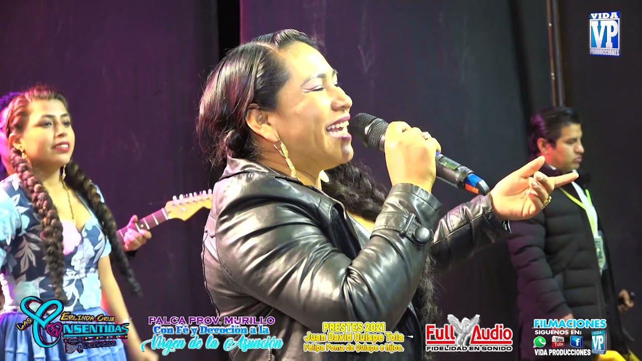 Erlinda Cruz LAS CONCENTIDA EN VIVO PALCA PROVINCIA MURILLO LA PAZ FILMACIONES VIDA PRODUCCIONES