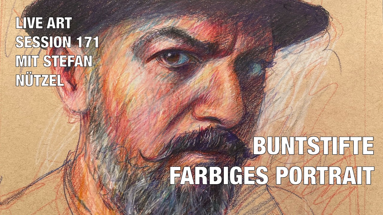 LIVE ART SESSION 171 | BUNTSTIFTE - FARBIGES PORTRAIT