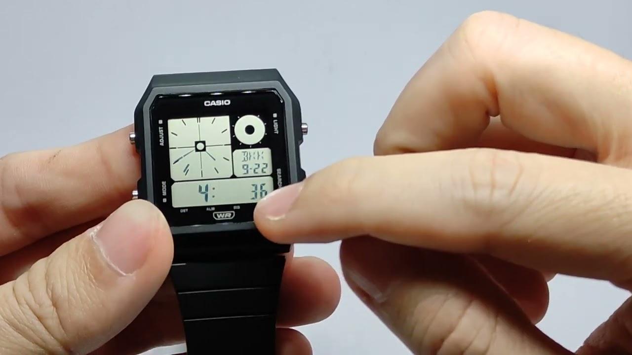 Cara Setting Jam Tangan Casio LF-20W-1A