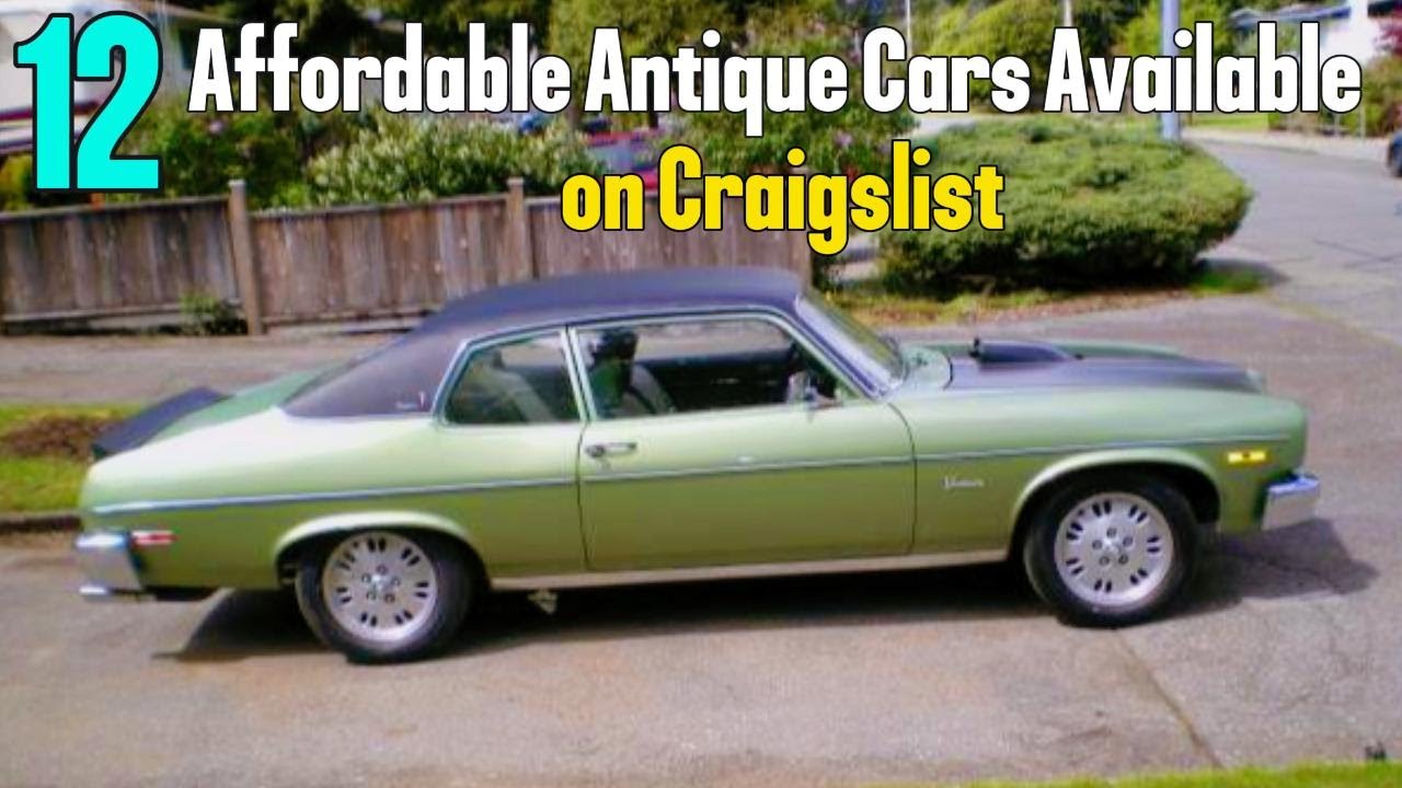 12 Best Classic Car Finds on Craigslist - Priced $24,000 and Under | Explore Now!