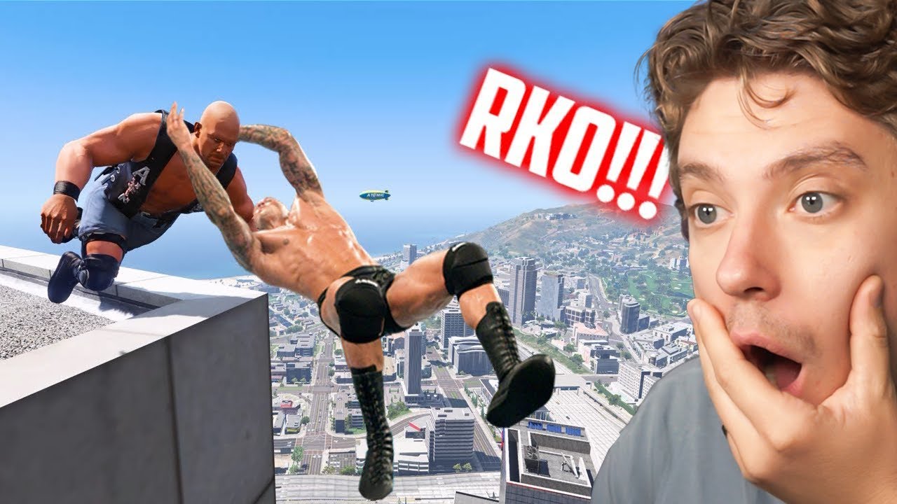 Реакция на WWE Royal Rumble в GTA 5