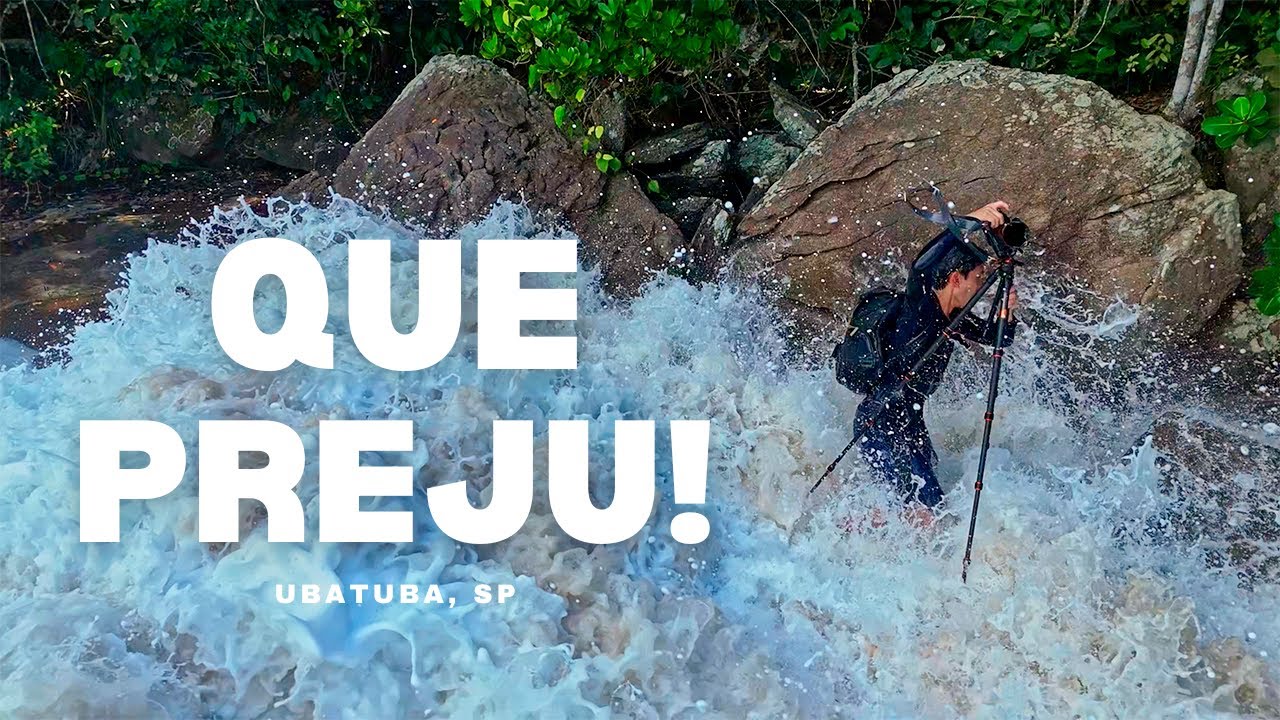 O preço que se paga para uma boa foto! [Trilha das Sete Praias - Ubatuba, SP]