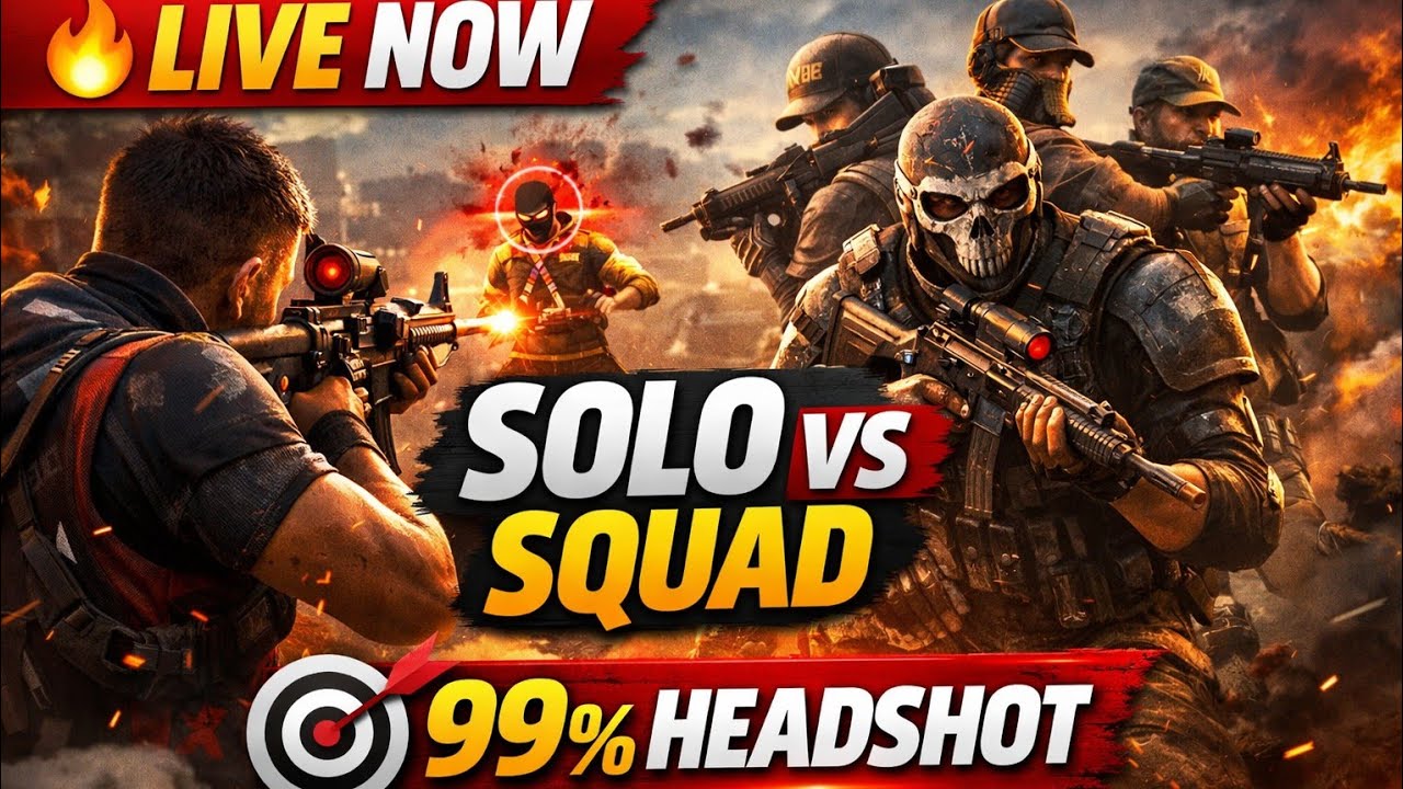 🔴 LIVE NOW | FREE FIRE CUSTOM ROOM + GIVEAWAY#FreeFire #FreeFireLive #Booyah #GamingLive #Headshot