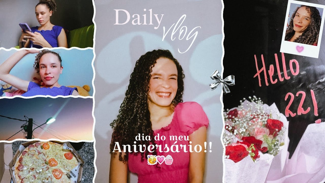 Vlog especial: Um dia comigo no meu aniversário 🎂💗✨