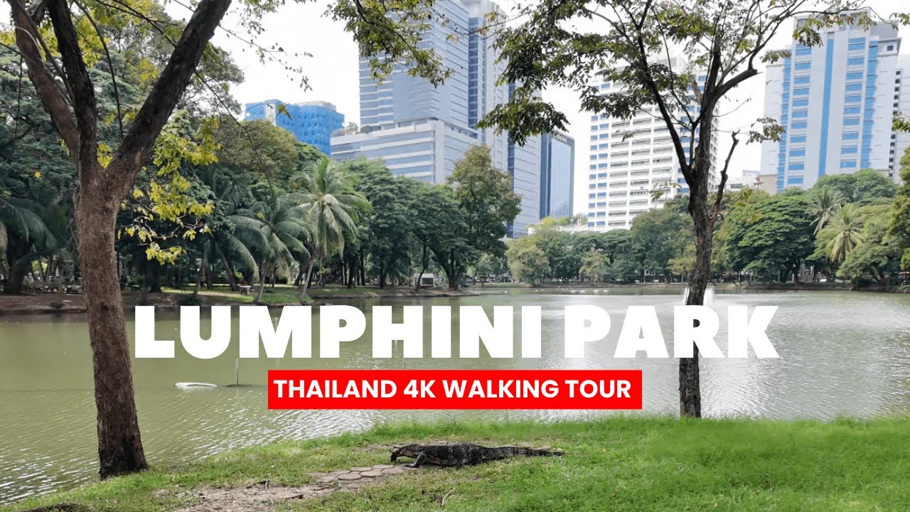 BANGKOK, THAILAND Walking Tour | Green Escape at Lumphini Park - 4K 60FPS