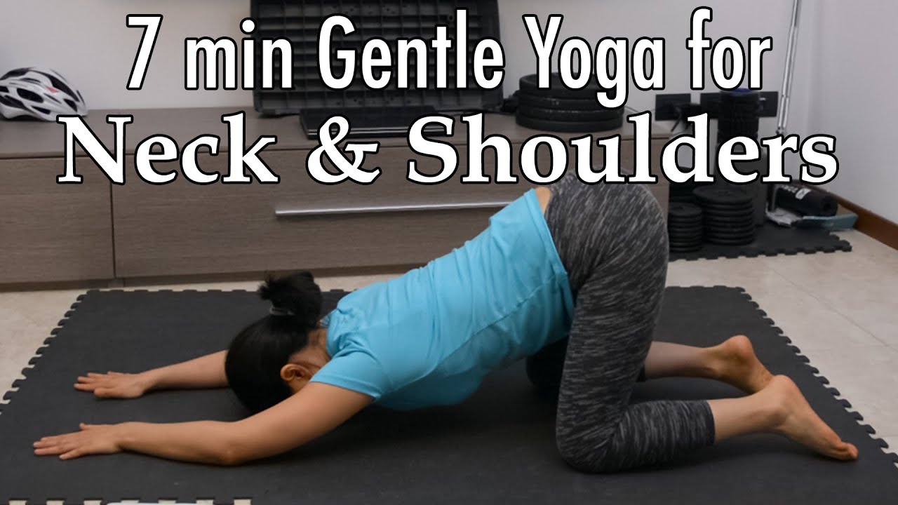 Quick Gentle Yoga Stretch for Neck & Shoulders