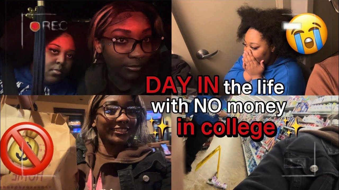✨What It’s REALLY Like Being a BROKE College Student | DoorDash, Free Food & Budget Living✨