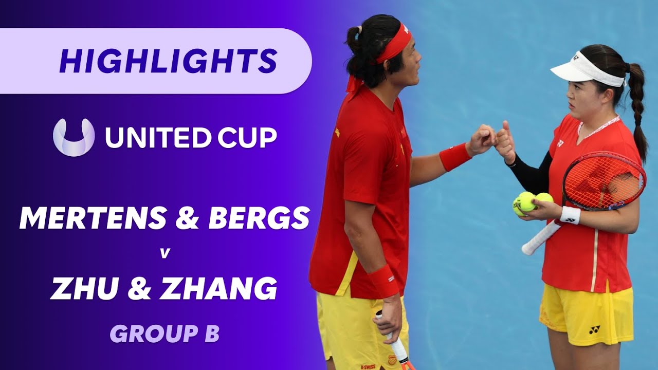 Bergs & Mertens (BEL) v Zhang & Zhu (CHN) - United Cup Highlights | Wide World of Sports