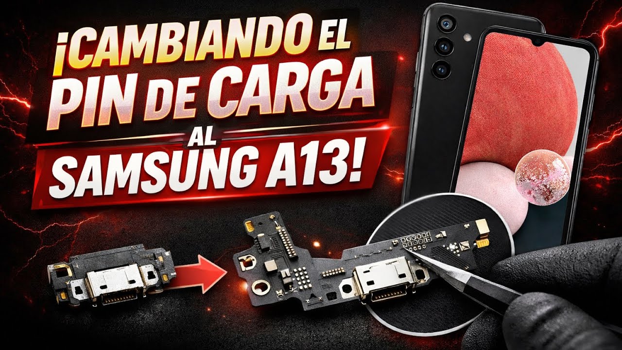Como cambiar PIN DE CARGA a un Samsung A13 4g en 10 MINUTOS 