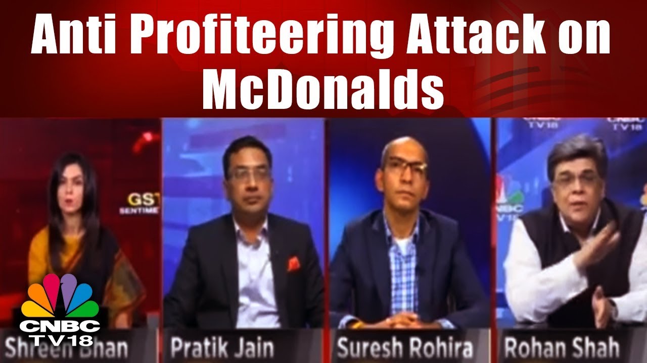GST Crackdown | Anti Profiteering Attack on McDonalds, Lifestyle, HUL | CNBC TV18