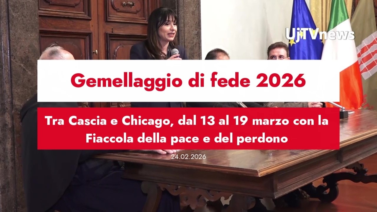 Presentato a Perugia il Gemellaggio di fede 2026 tra Cascia e Chicago