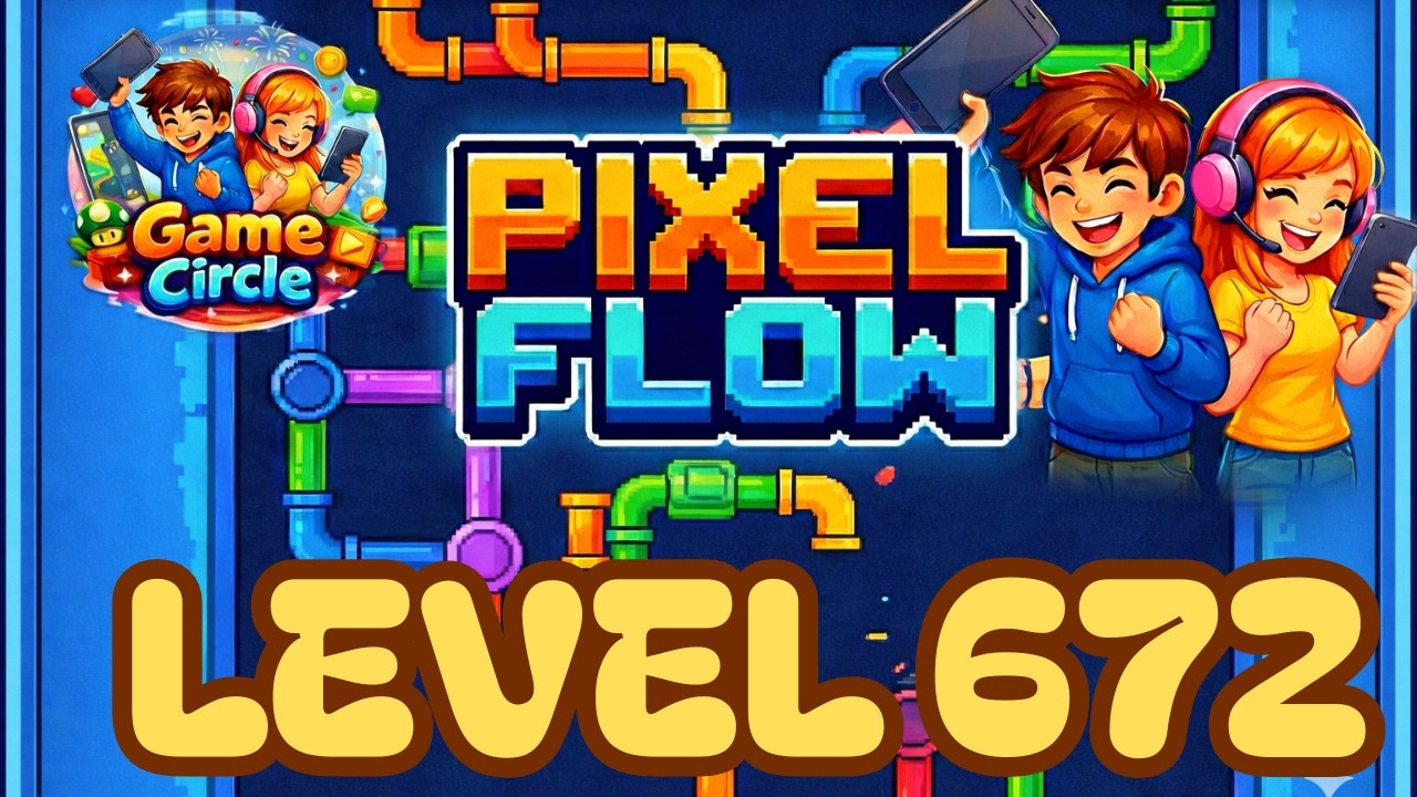 Pixel flow©  - Level 672 - solution