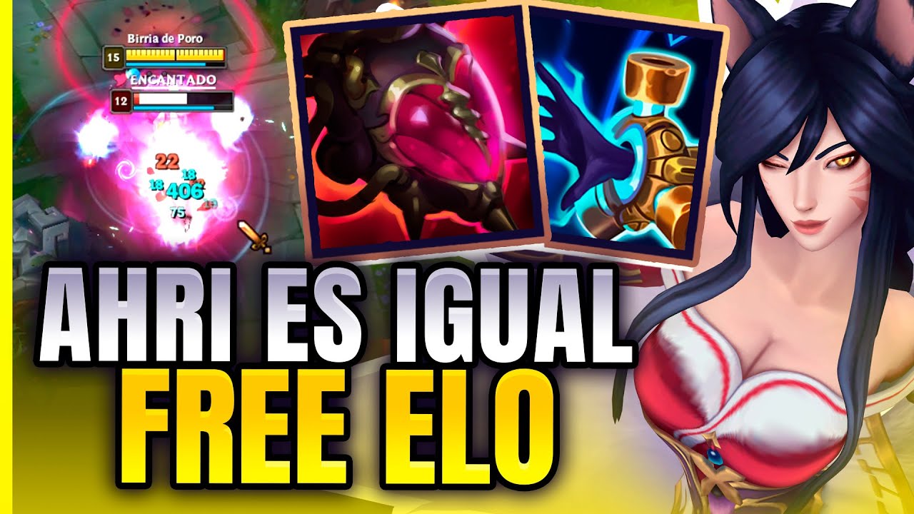 CON AHRI tienes FREE ELO! | Challenger Mid