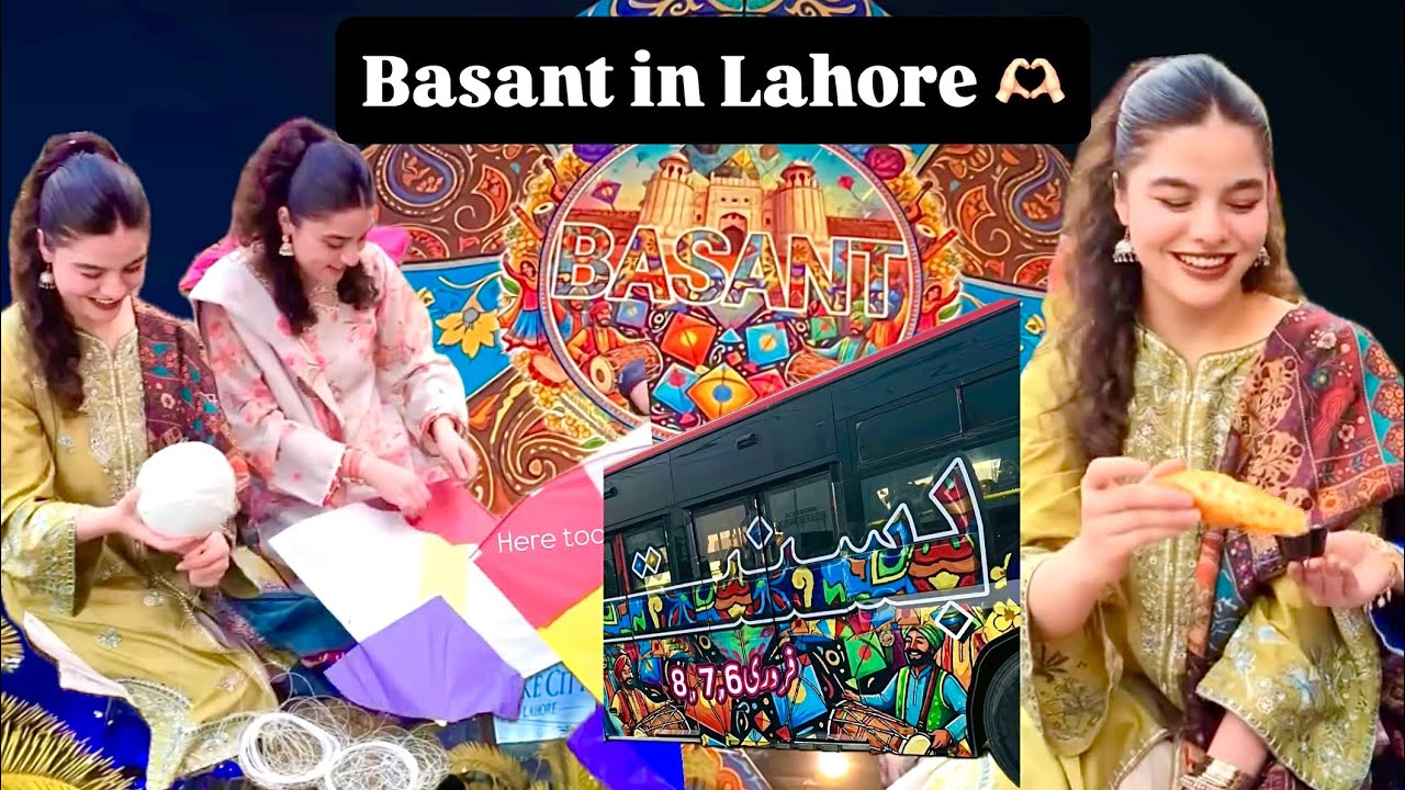 Basant 2026 in Lahore / celebrates Basant with kites 🪁 / 2026 #vlog #basantpanchami #basant 