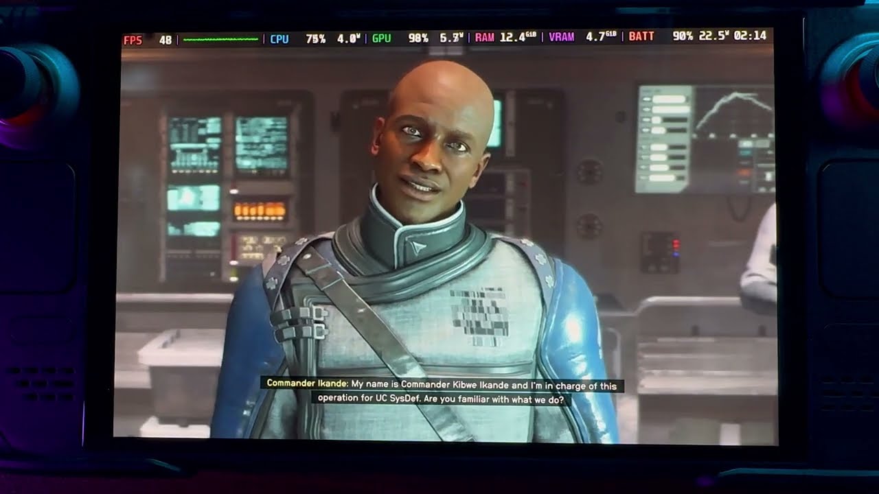 Starfield in 2024 on the Steam Deck OLED with Ultra Settings? Gameplay and Performance Overview